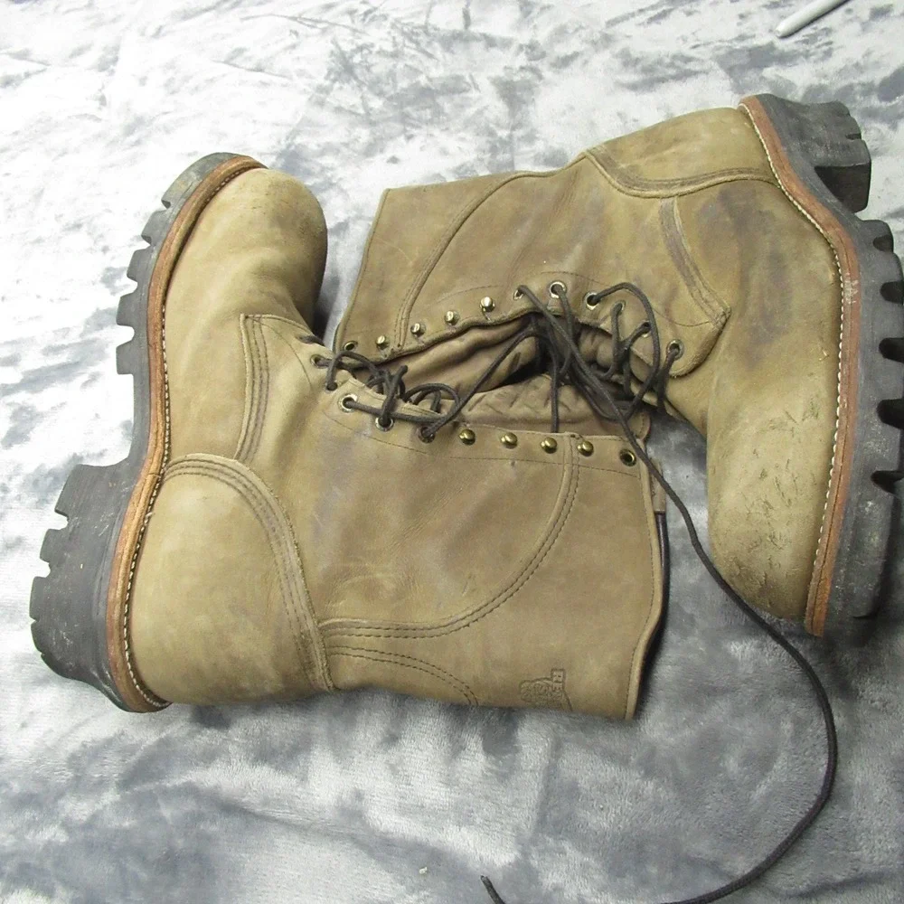 Red Wing Logger Boots Mens 11 Waterproof Gore‎ Tex Work Steel Toe USA 2292 RARE